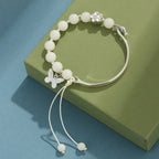 Fortune Jewel Bodhi Seed Butterfly Lotus Luck Wealth Bracelet Bangle