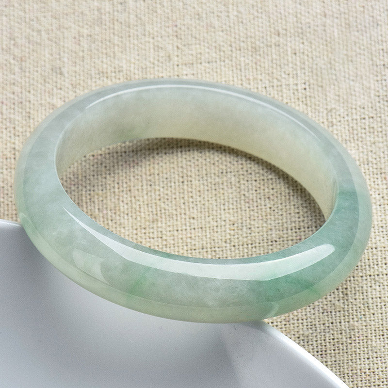Fortune Jewel Natural Jade Luck Healing Prosperity Bangle Bracelet