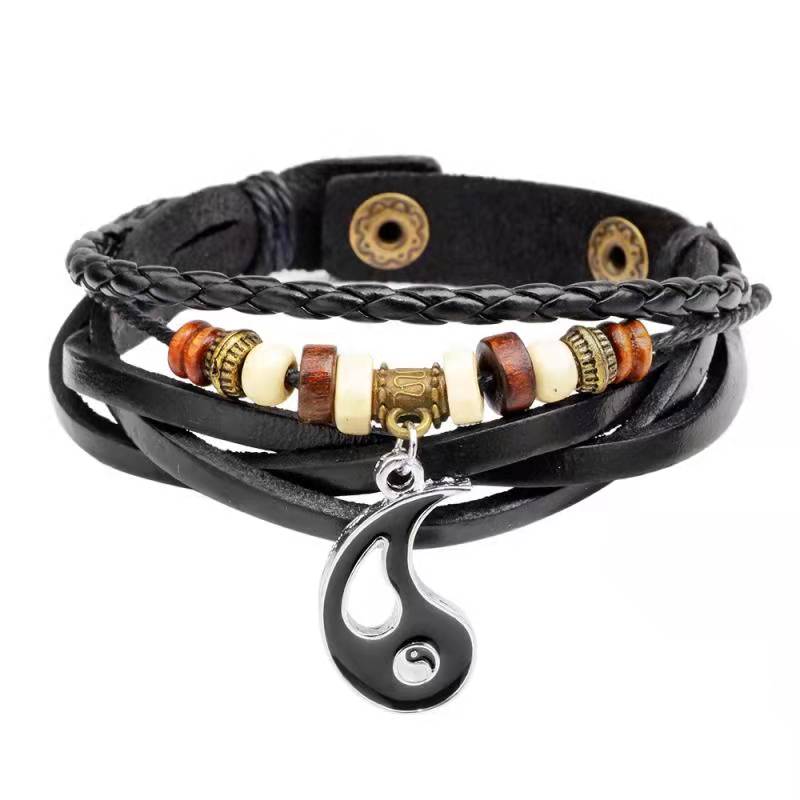 Yin Yang Pendant Couple Balance Bracelet Fortune Jewel