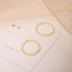 Buddha3bodhi Ultra-fine 2mm Yellow Crystal Ring