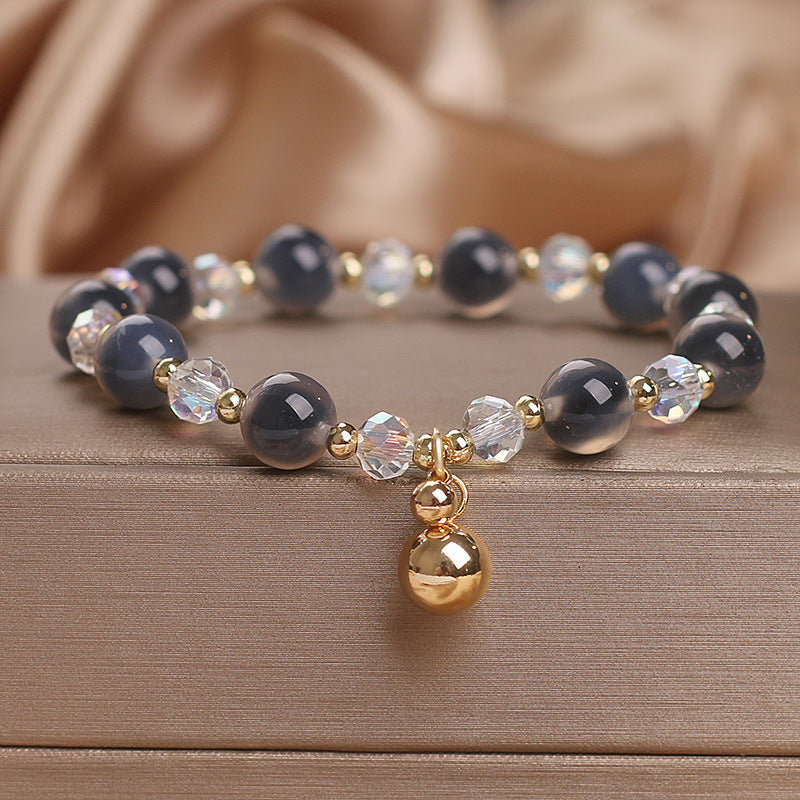 Fortune Jewel Candy Agate Healing Harmony Bead Charm Bracelet