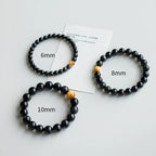 Fortune Jewel Natural Rainbow Obsidian Tiger Eye Positive Love Bracelet