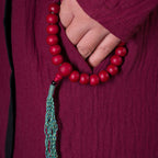 Fortune Jewel Abelia Biflora Wood Warding Off Evil Spirits Wrist Mala
