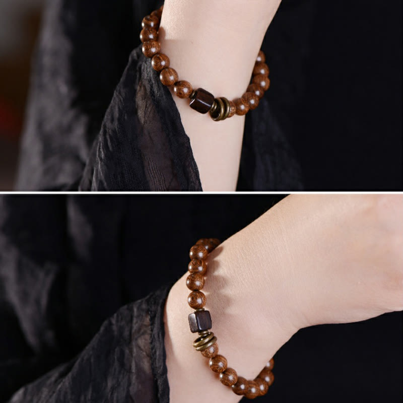 Fortune Jewel Phoebe Zhennan Wood Spirituality Bracelet
