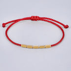 Fortune Jewel Handcrafted Copper Bead Protection Braided String Bracelet