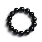Fortune Jewel Natural Black Onyx Fortune Bracelet