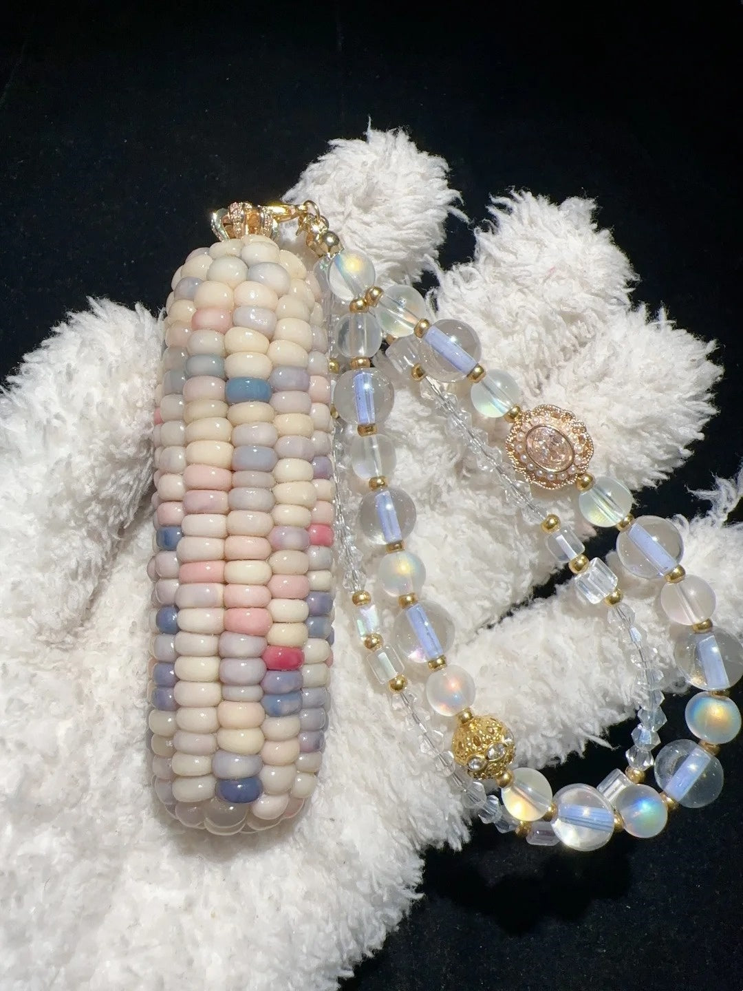 Moonlit Glow Corn Charms – Natural Fidget for Calm & Focus