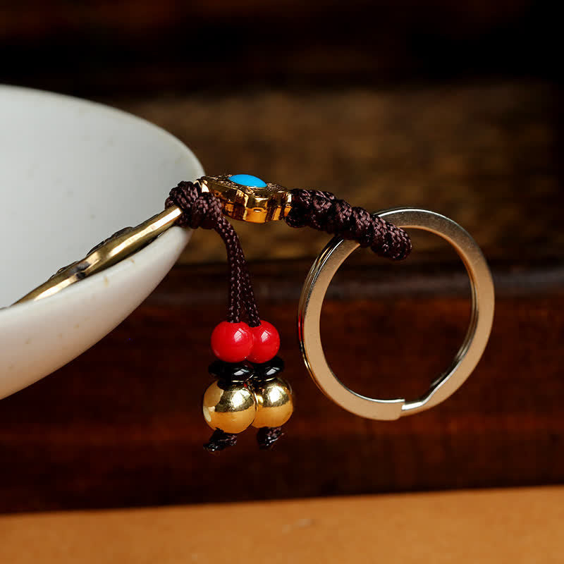 Fortune Jewel  Mahasthamaprapta Bodhisattva Buddha Blessing Keychain Fortune Jewel