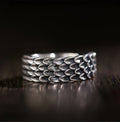 Buddha3bodhi Vintage 925 Silver Dragon Scale Ring