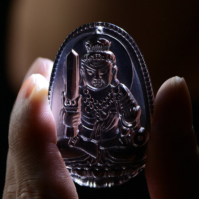 Fortune Jewel Chinese Zodiac Obsidian Protection Necklace