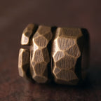 Fortune Jewel Tibetan Simple Design Copper Wealth Ring