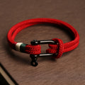 Fortune Jewel Simple Design Luck Stainless Steel Buckle Bracelet