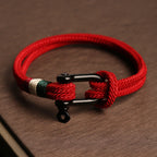 Fortune Jewel Simple Design Luck Stainless Steel Buckle Bracelet