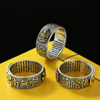 Fortune Jewel Chinese Zodiac Natal Buddha Wealth Luck Adjustable Ring Fortune Jewel