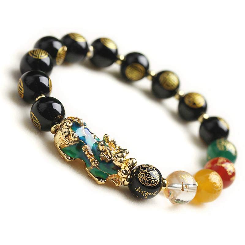 Buddha3bodhi Color-Changing Pixiu Obsidian Luck Bracelet
