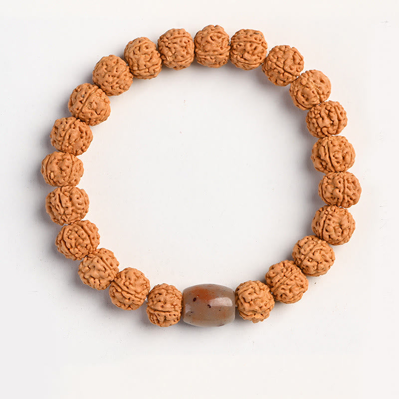 Fortune Jewel Tibet Rudraksha Bodhi Seed Wealth Auspiciousness Bracelet