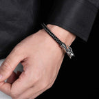 Fortune Jewel Dragon Titanium Steel Protection Luck Bracelet Fortune Jewel