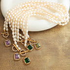 Fortune Jewel Pearl Zircon Wealth Charm Necklace Pendant