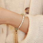 Fortune Jewel 925 Sterling Silver Natural Jade Fu Character Bamboo Abundance Bracelet
