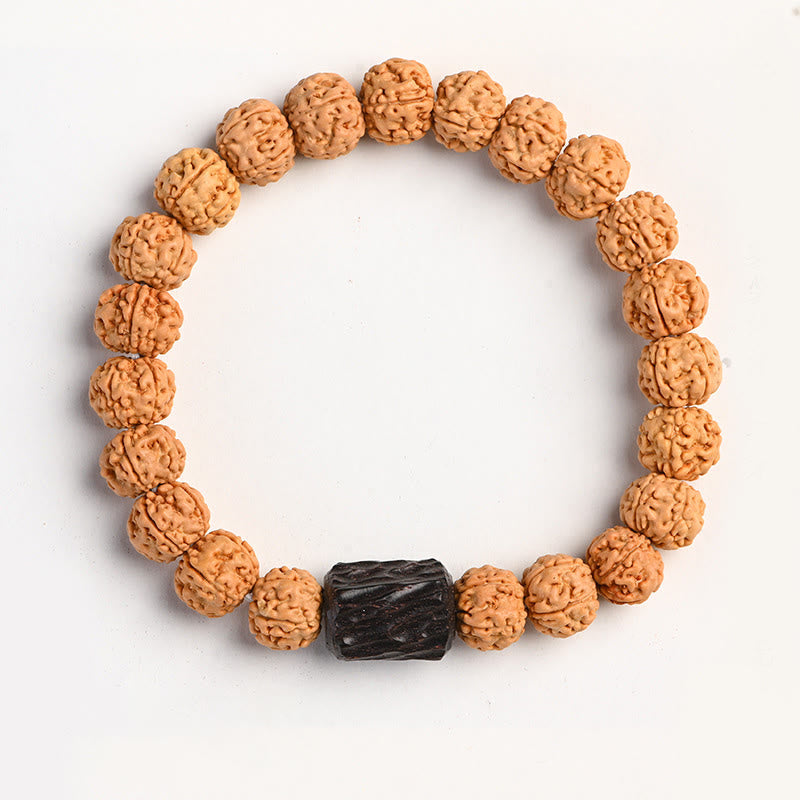 Fortune Jewel Tibet Rudraksha Bodhi Seed Wealth Auspiciousness Bracelet