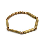 Fortune Jewel Tibetan Simple Design Copper Wealth Luck Bracelet