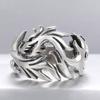 Fortune Jewel Dragon Pattern Protection Strength Adjustable Ring Fortune Jewel