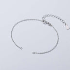 Fortune Jewel 925 Sterling Silver Semi-finished Chain Blessing Bracelet