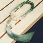 Fortune Jewel Natural Gradient Bodhi Seed Fortune Money Bag Lotus Wisdom Tassel Wrist Mala Fortune Jewel