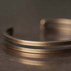 Fortune Jewel Rustic Copper Luck Viking Cuff Bracelet