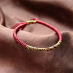 Fortune Jewel Tibetan Handmade Multicolor King Kong Knot Luck Strength Braided Bracelet