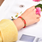 Fortune Jewel Tibetan Handmade Colorful King Kong Knot Lucky Protection Braid String Bracelet