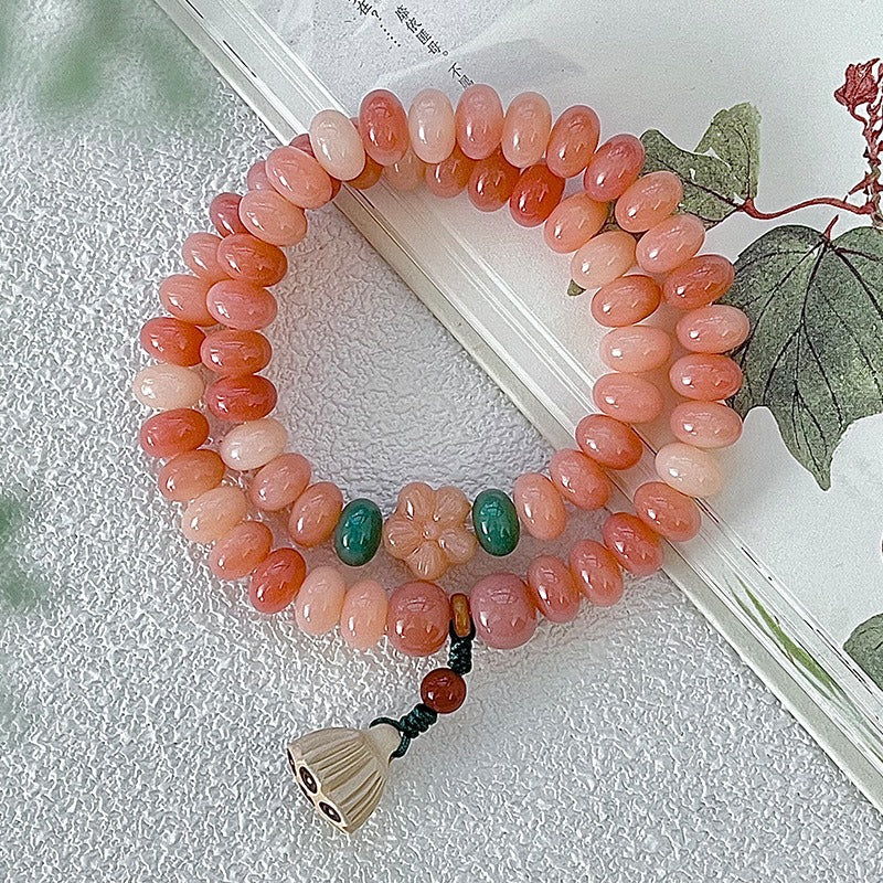 Double-Wrap Bodhi Bead Bracelet – Elegant & Minimalist Styles in Soft, Serene Tones