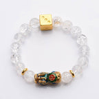 Buddha3bodhi Color-Changing Pixiu White Crystal Dice Wealth Bracelet