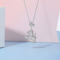 S925 Sterling Silver Small Flying Horse Necklace for Women – Boutique Design