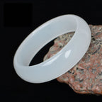 Fortune Jewel Natural Golden Silk Jade Wealth Luck Bracelet Bangle