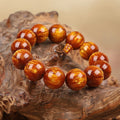 Fortune Jewel Golden Sea Willow Success Positive Bracelet Mala