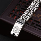 Fortune Jewel Om Mani Padme Hum Engraved Peace Purity Bracelet