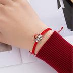 Fortune Jewel God of Wealth Handmade Thread Luck Strength Braid Bracelet