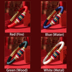 Fortune Jewel Tibetan Handmade Colorful King Kong Knot Five Elements Luck Braid String Bracelet