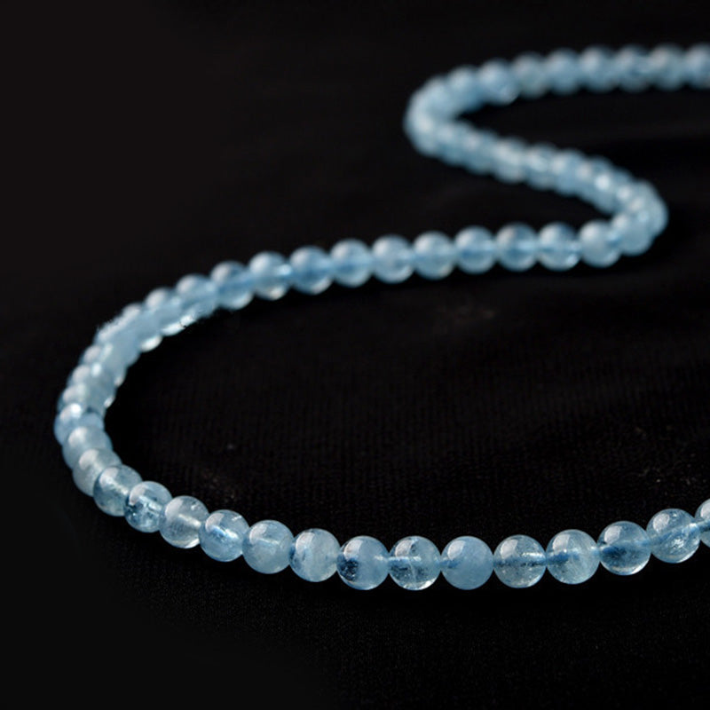 Fortune Jewel Natural Aquamarine Peace Healing Bracelet
