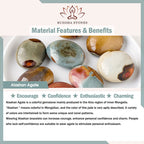 Fortune Jewel Natural Alashan Agate Encourage Bracelet