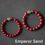 Fortune Jewel Cinnabar Green Aventurine Fortune Luck Bracelet