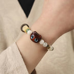 Fortune Jewel Bodhi Seed Green Sandalwood Ebony Wood Small Leaf Red Sandalwood Cat Head Paw Claw Peace Bracelet