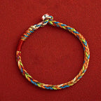 Fortune Jewel "May you be healthy and happy" Lucky Multicolored Bracelet Includes Gift Message Card Fortune Jewel