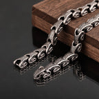 Fortune Jewel Dragon Pattern Titanium Steel Protection Necklace Pendant Bracelet Fortune Jewel