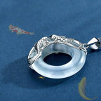 Buddha Stones "Wishing Luck and Prosperity" White Jade Koi Fish Necklace Includes Gift Message Card Fortune Jewel