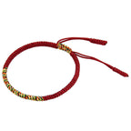 Fortune Jewel Tibetan Handmade Multicolor King Kong Knot Luck Strength Braided Bracelet