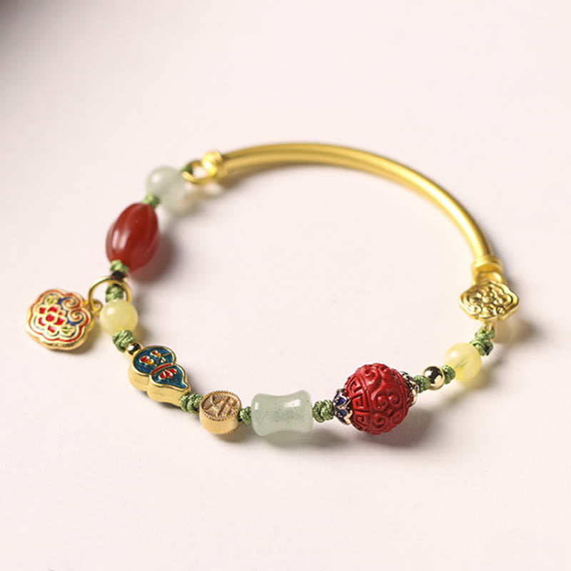 Fortune Jewel Tibetan Auspicious Clouds Fortune Happiness Wealth Luck Bracelet