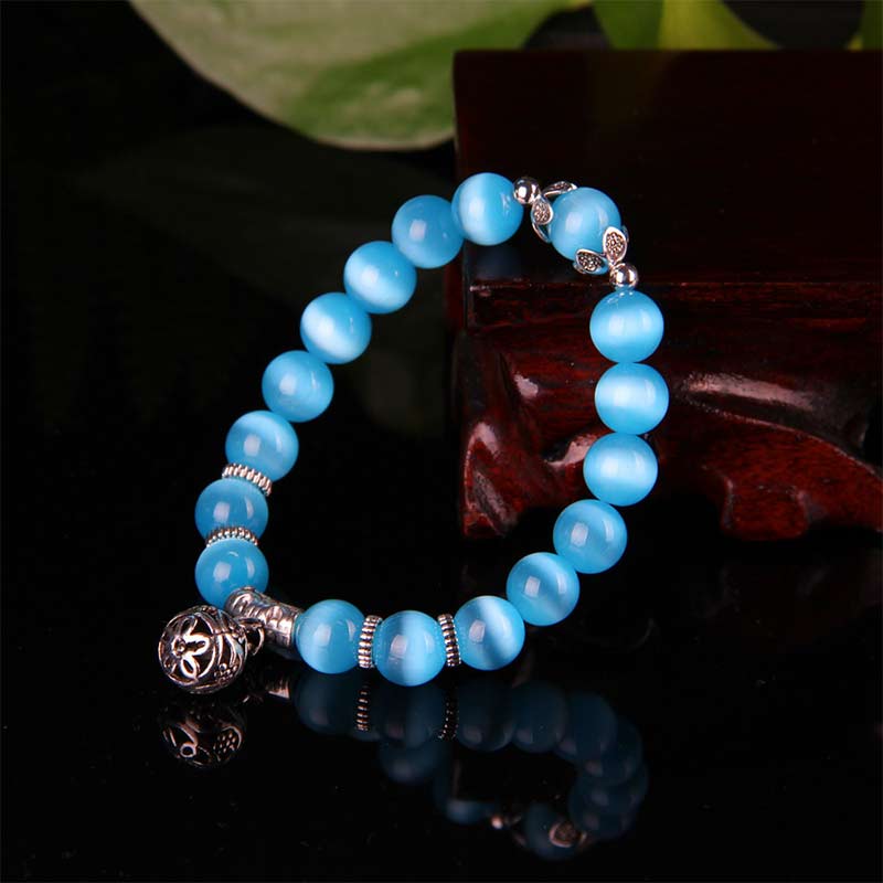 Fortune Jewel Tibetan Cat Eye Lucky Bracelet