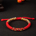 Fortune Jewel Tibetan Handmade Colorful King Kong Knot Luck Braid String Bracelet